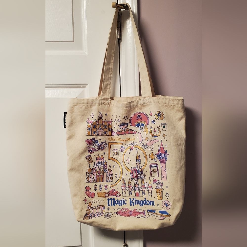 Disney Starbucks 50th Anniversary tote bag